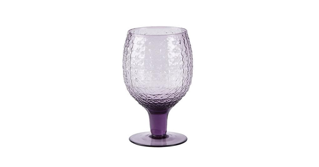 Pahar pentru vin - Purple Grooved, 400 ml | F&H of Scandinavia
