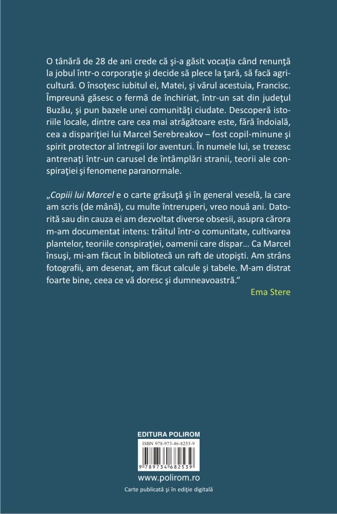 Copiii lui Marcel | Ema Stere