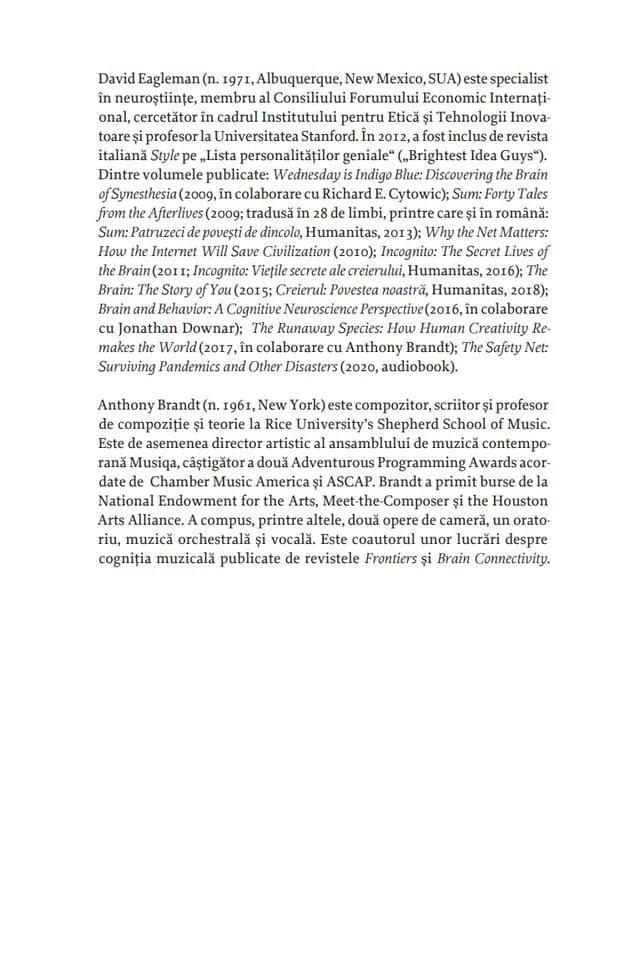 Specia rebela | David Eagleman, Anthony Brandt