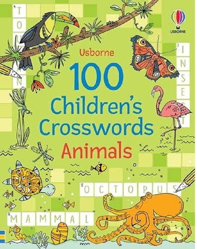 100 Children's Crosswords - Animals | Phillip Clarke