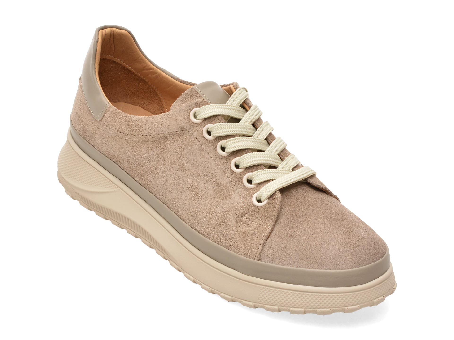 Pantofi sport EPICA gri, 381141, din piele intoarsa