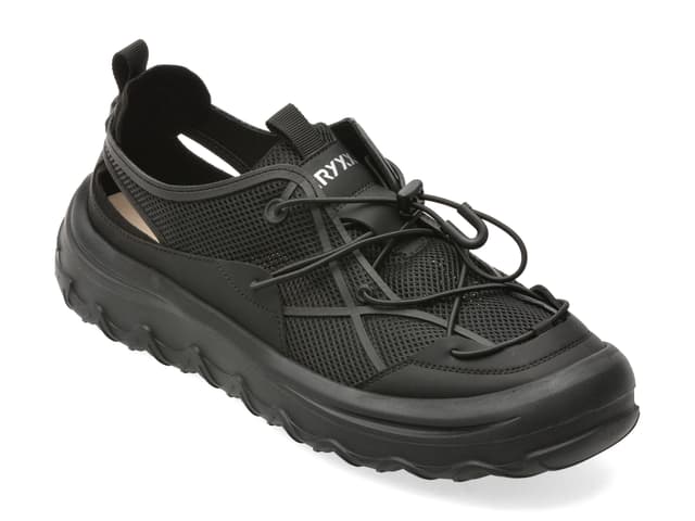 Pantofi sport GRYXX negri, 9232, din material textil