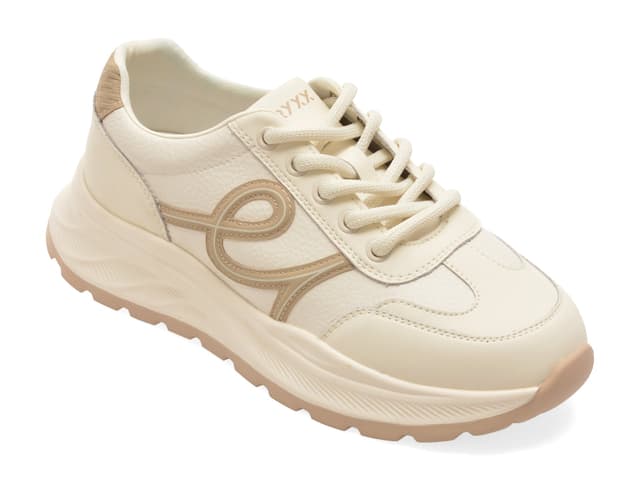 Pantofi sport GRYXX albi, 6650, din piele naturala