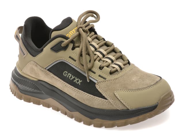 Pantofi sport GRYXX verzi, 33039, din piele ecologica