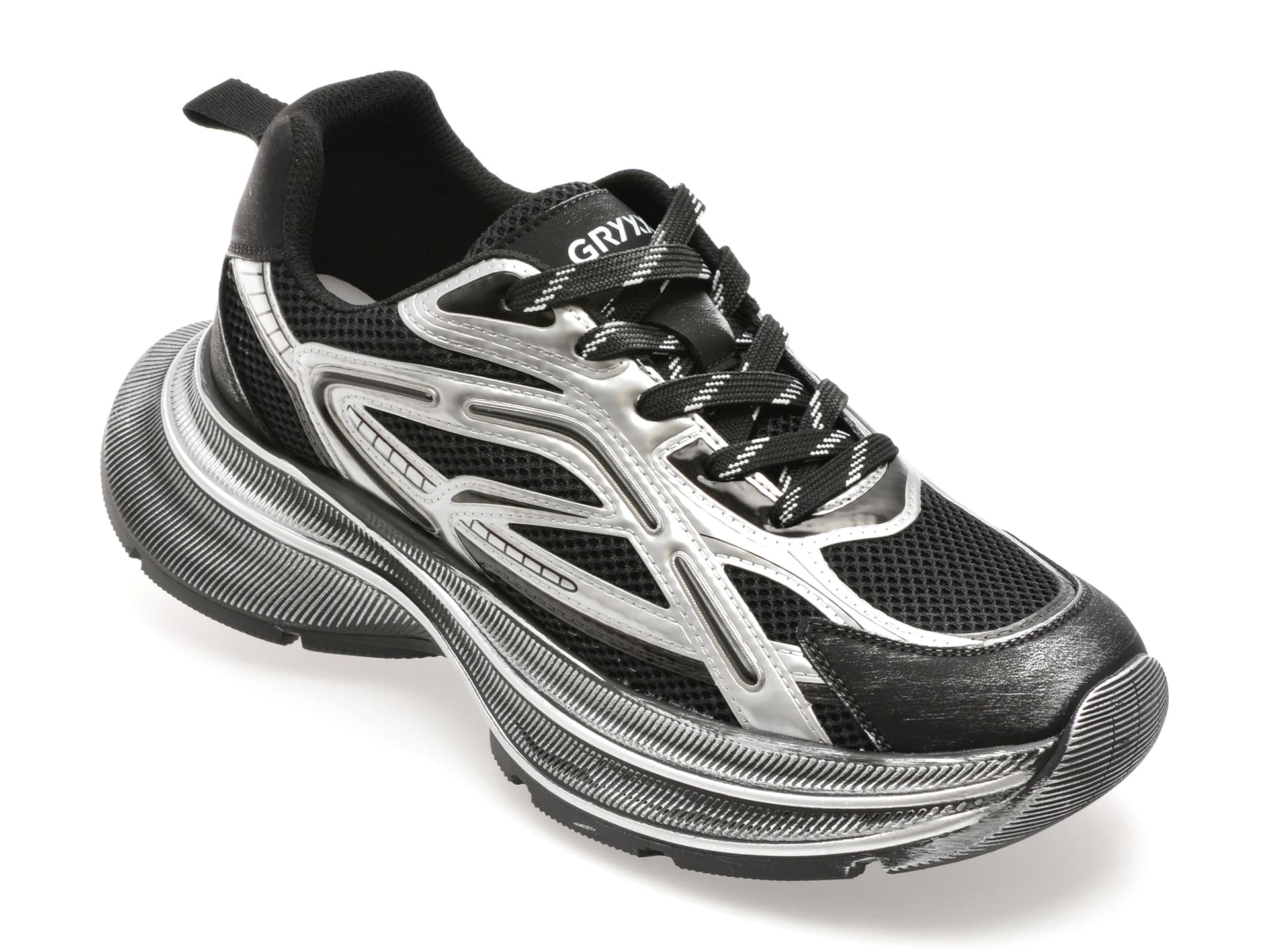 Pantofi sport GRYXX negri, 2082, din material textil