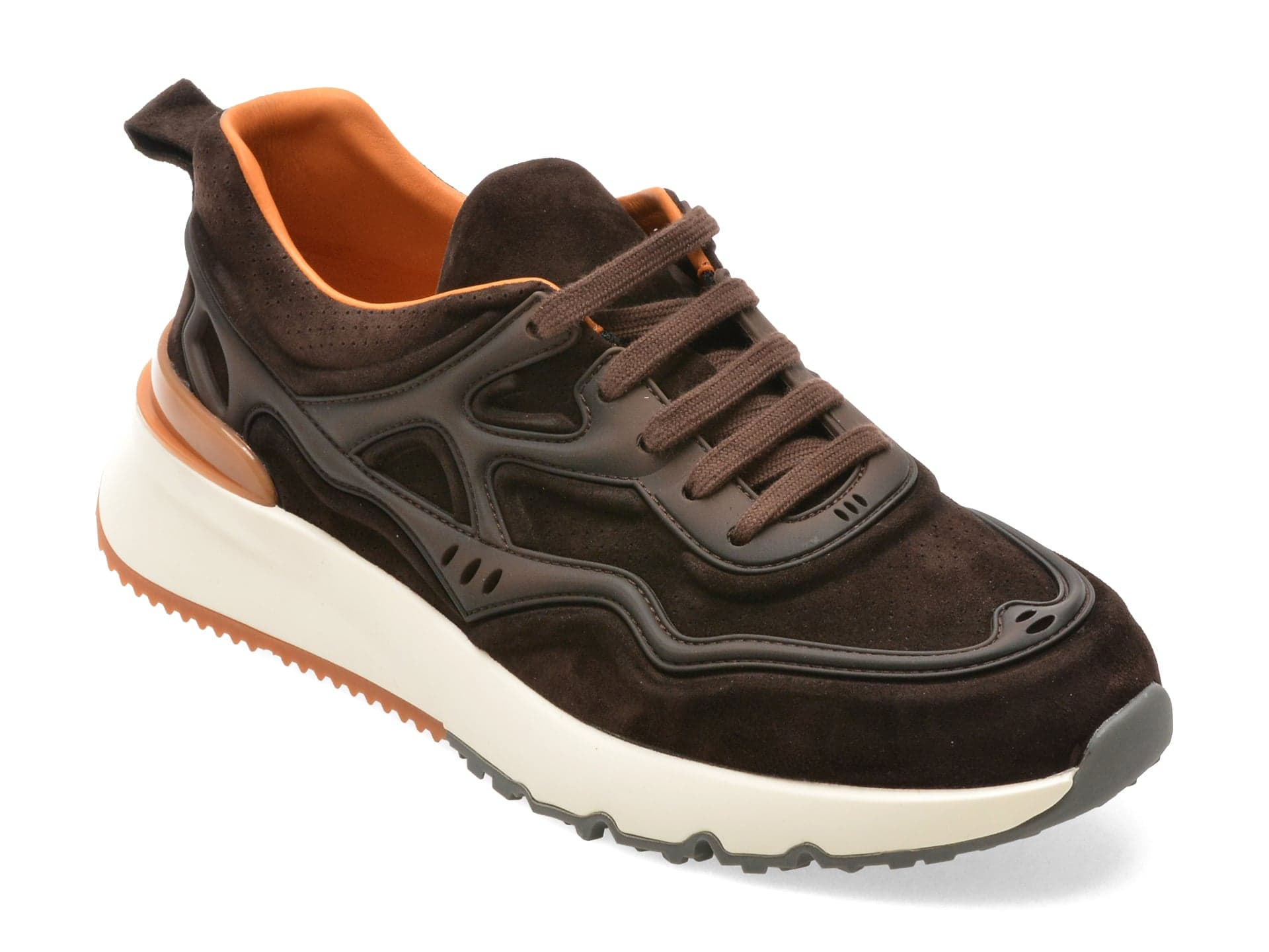 Pantofi sport EPICA maro, 215LE, din piele intoarsa