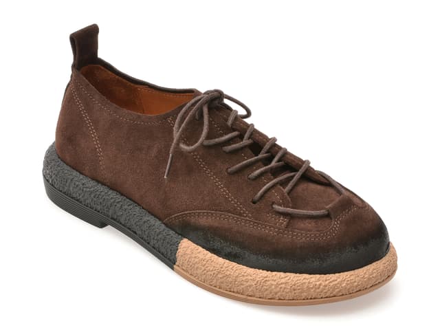 Pantofi GRYXX maro, 3642609, din piele intoarsa