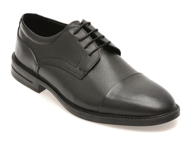 Pantofi eleganti BITE THE BULLET negri, FH2200, din piele naturala