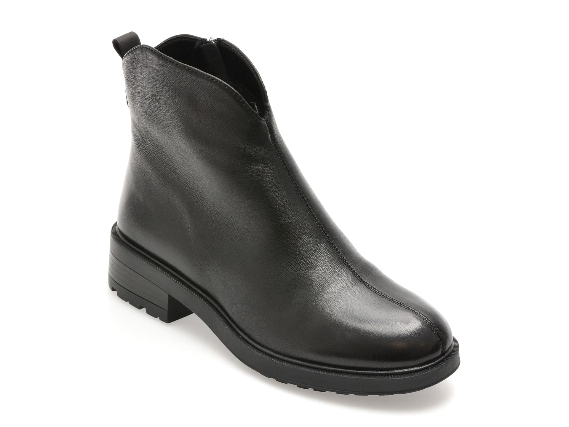 Ghete GRYXX negre, X2117, din piele naturala