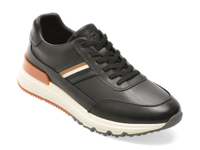 Pantofi sport EPICA negri, 59237, din piele naturala
