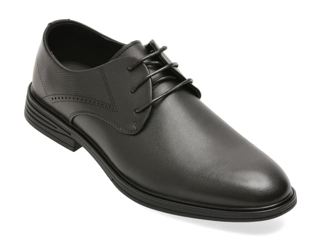 Pantofi eleganti BITE THE BULLET negri, 4T89516, din piele naturala