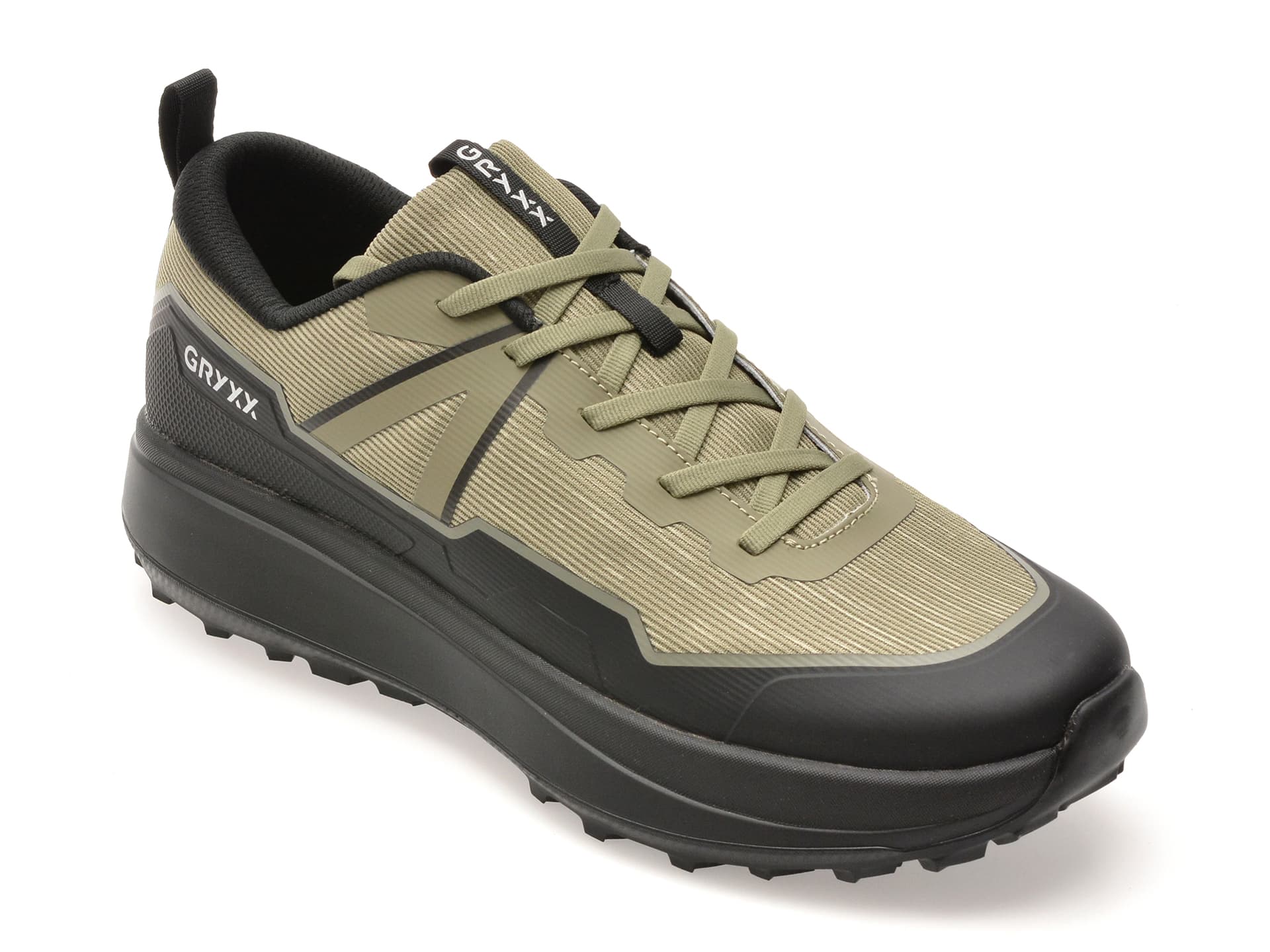 Pantofi sport GRYXX kaki, F6083, din material textil