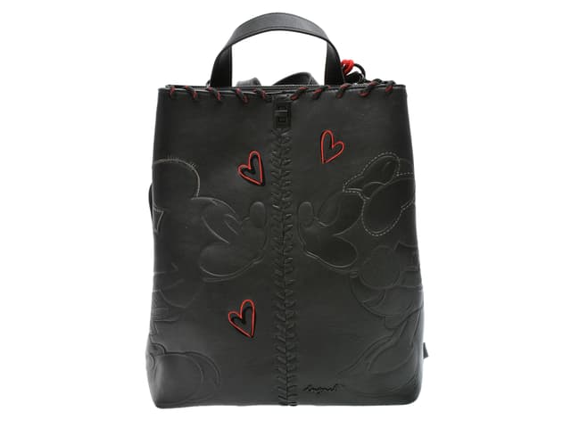 Rucsac DESIGUAL negru, SAKP43, din piele ecologica
