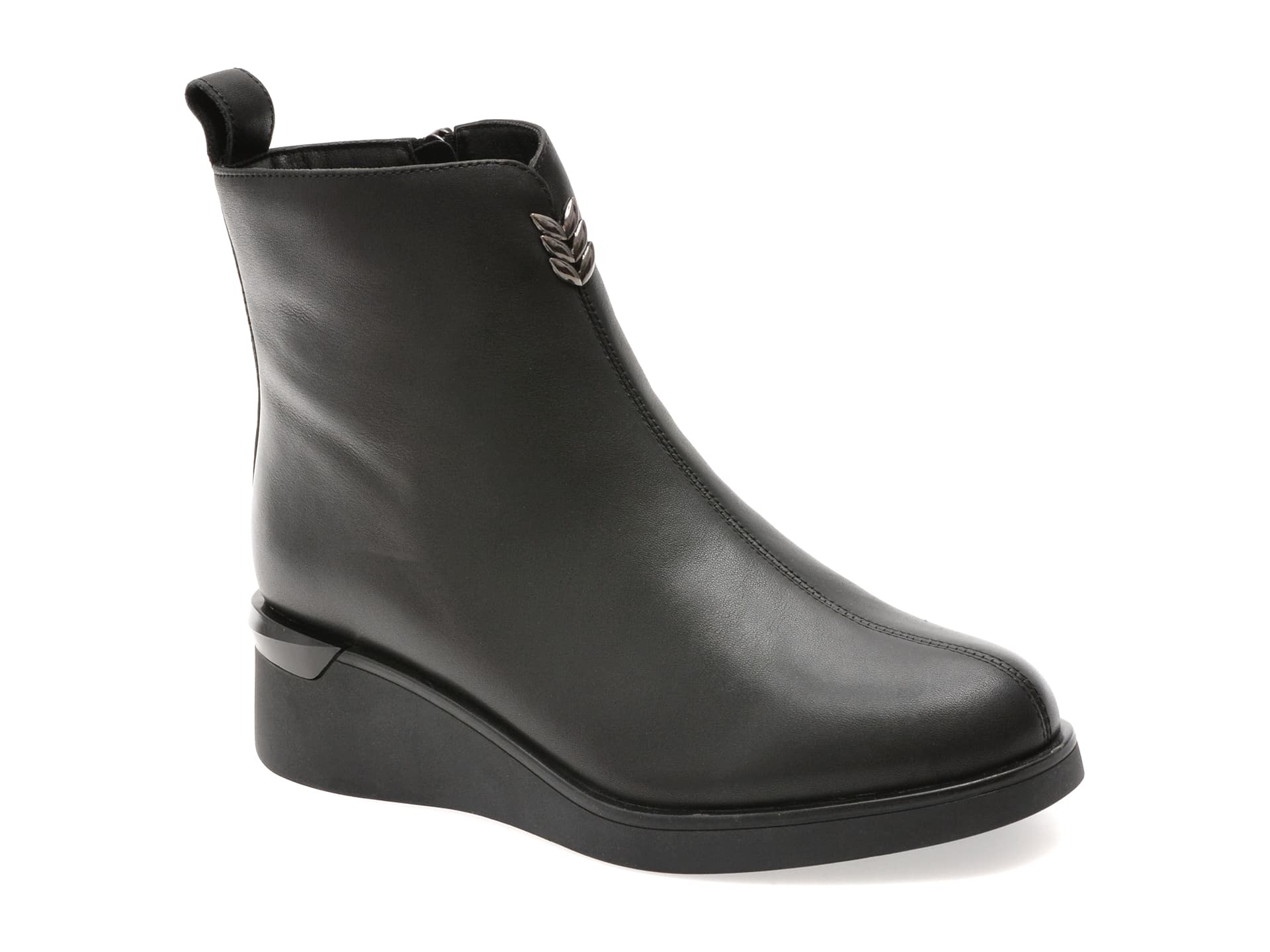 Ghete GRYXX negre, DX01352, din piele naturala