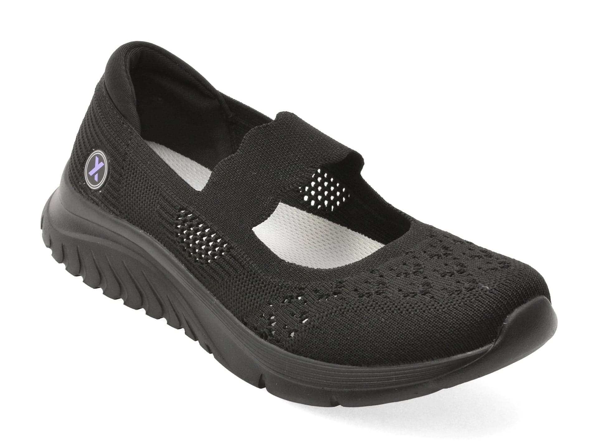 Pantofi sport GRYXX negri, X2535, din material textil