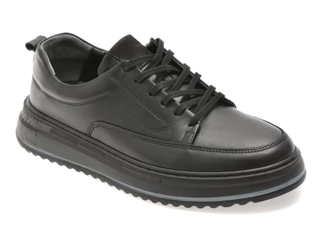 Pantofi sport GRYXX negri, BS4150, din piele naturala
