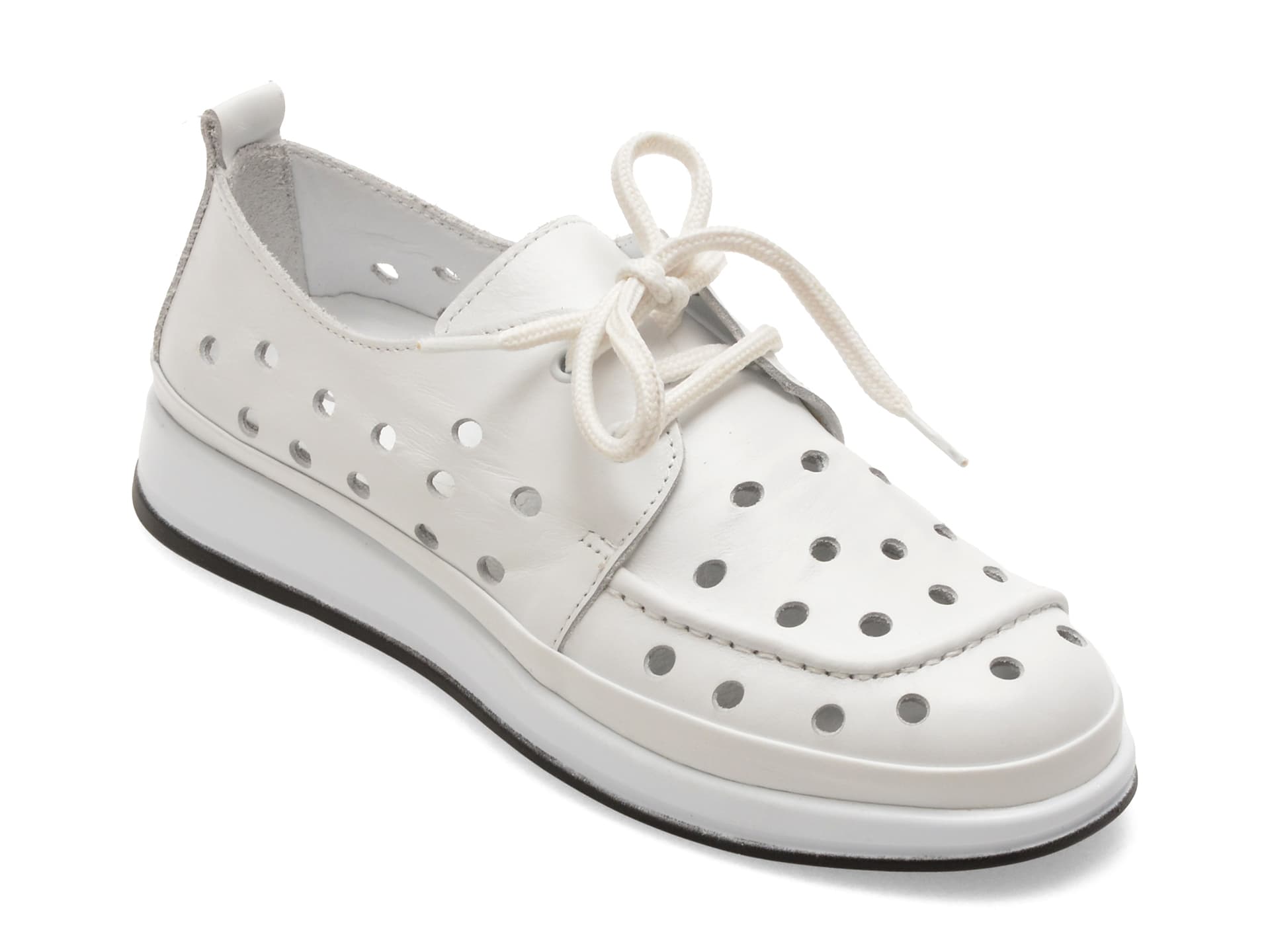 Pantofi GRYXX albi, 5092307, din piele naturala