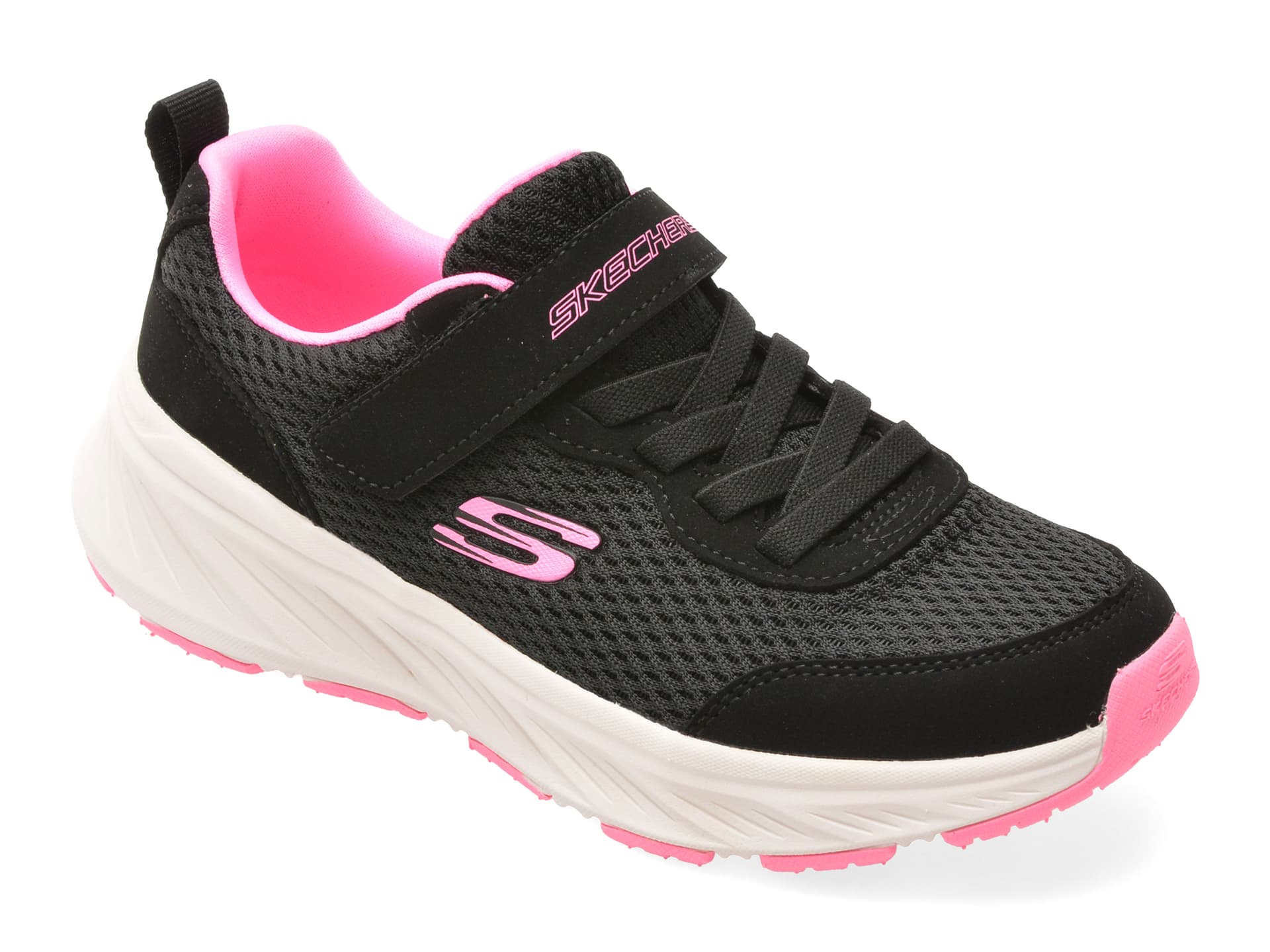 Pantofi sport SKECHERS negri, EDGERIDE, din material textil