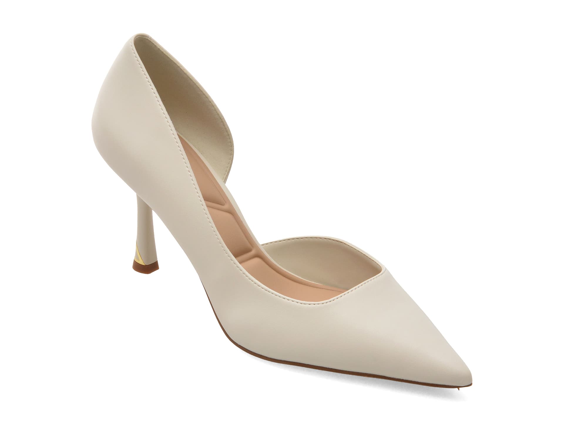 Pantofi eleganti ALDO albi, LIVIANNA 121, din piele ecologica