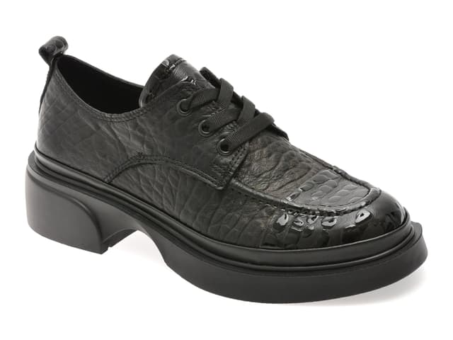 Pantofi GRYXX negri, 387386, din piele naturala