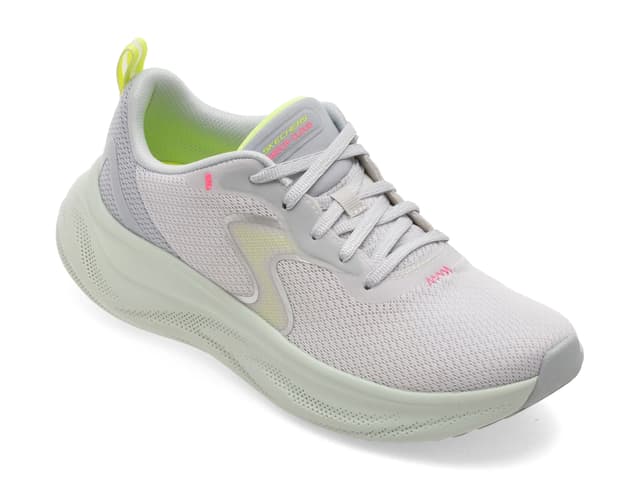 Pantofi sport SKECHERS gri, SKECH CLOUD, din material textil