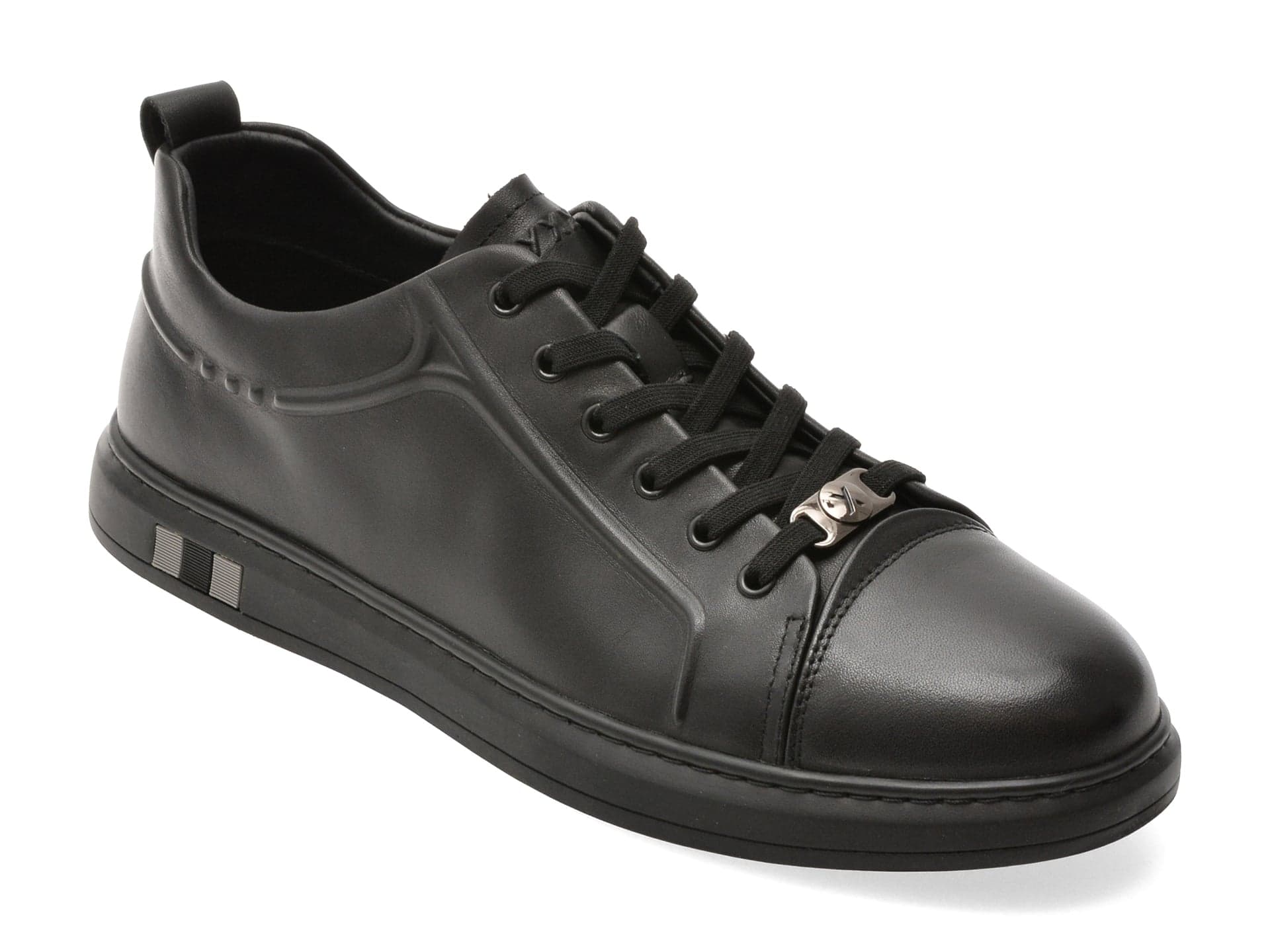 Pantofi sport GRYXX negri, 5623, din piele naturala
