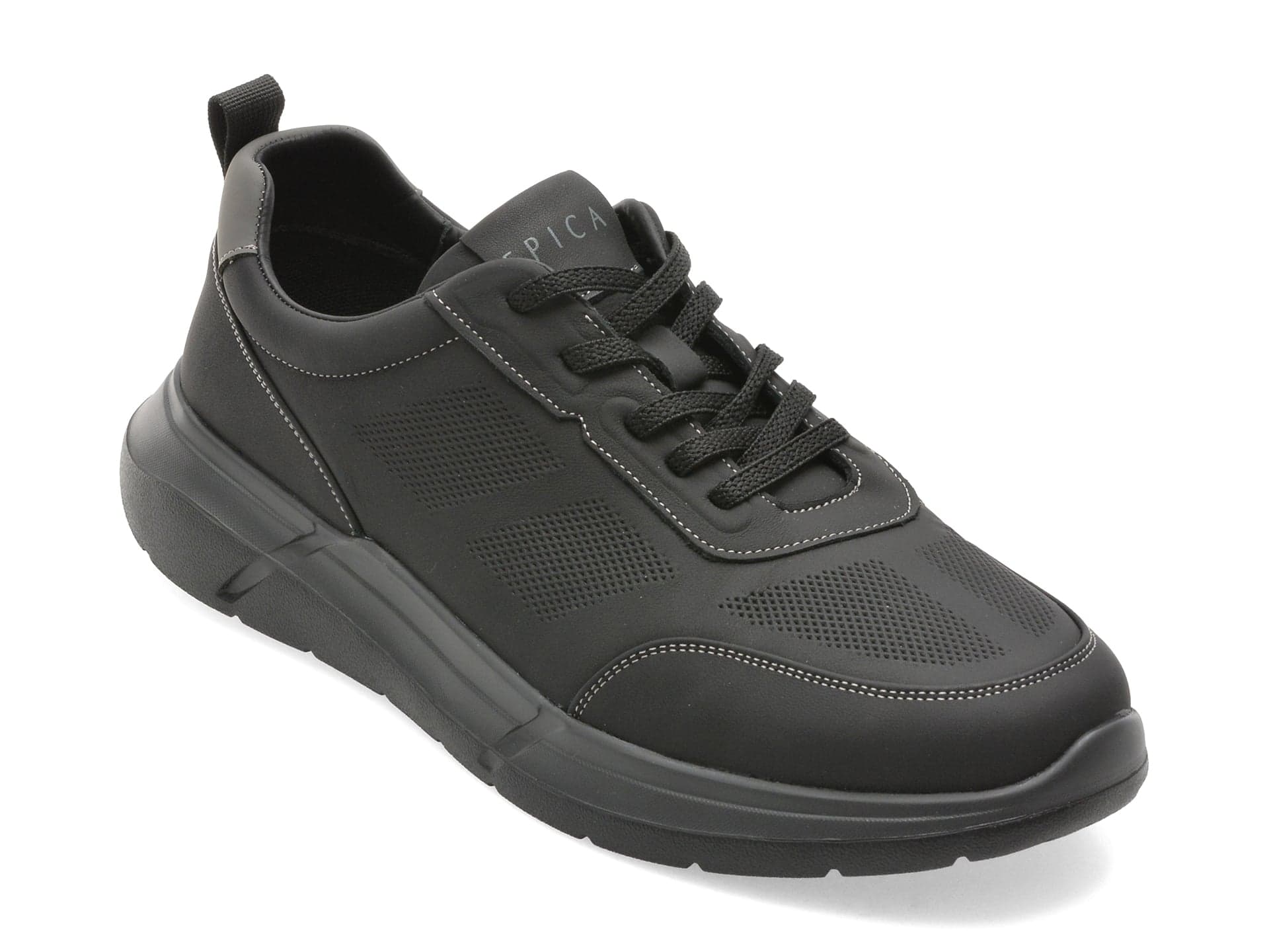 Pantofi sport EPICA negri, 250505, din piele naturala