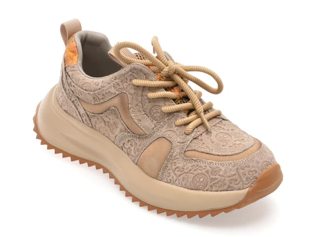 Pantofi sport EPICA gri, 5388, din piele naturala