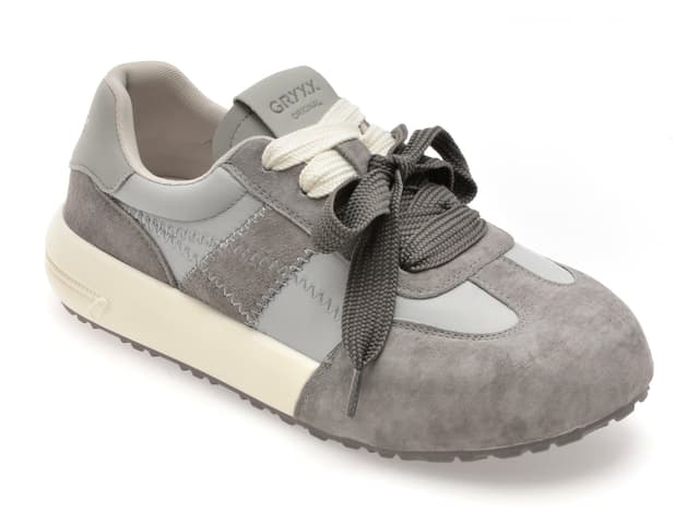 Pantofi sport GRYXX gri, 1123, din material textil