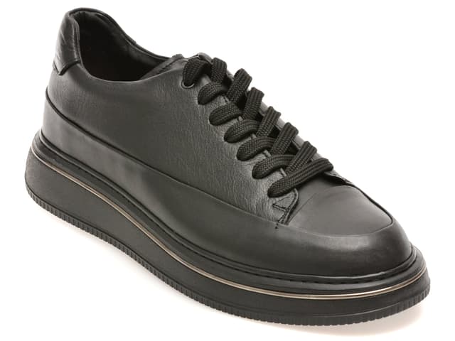 Pantofi sport GRYXX negri, TRLT12, din piele naturala