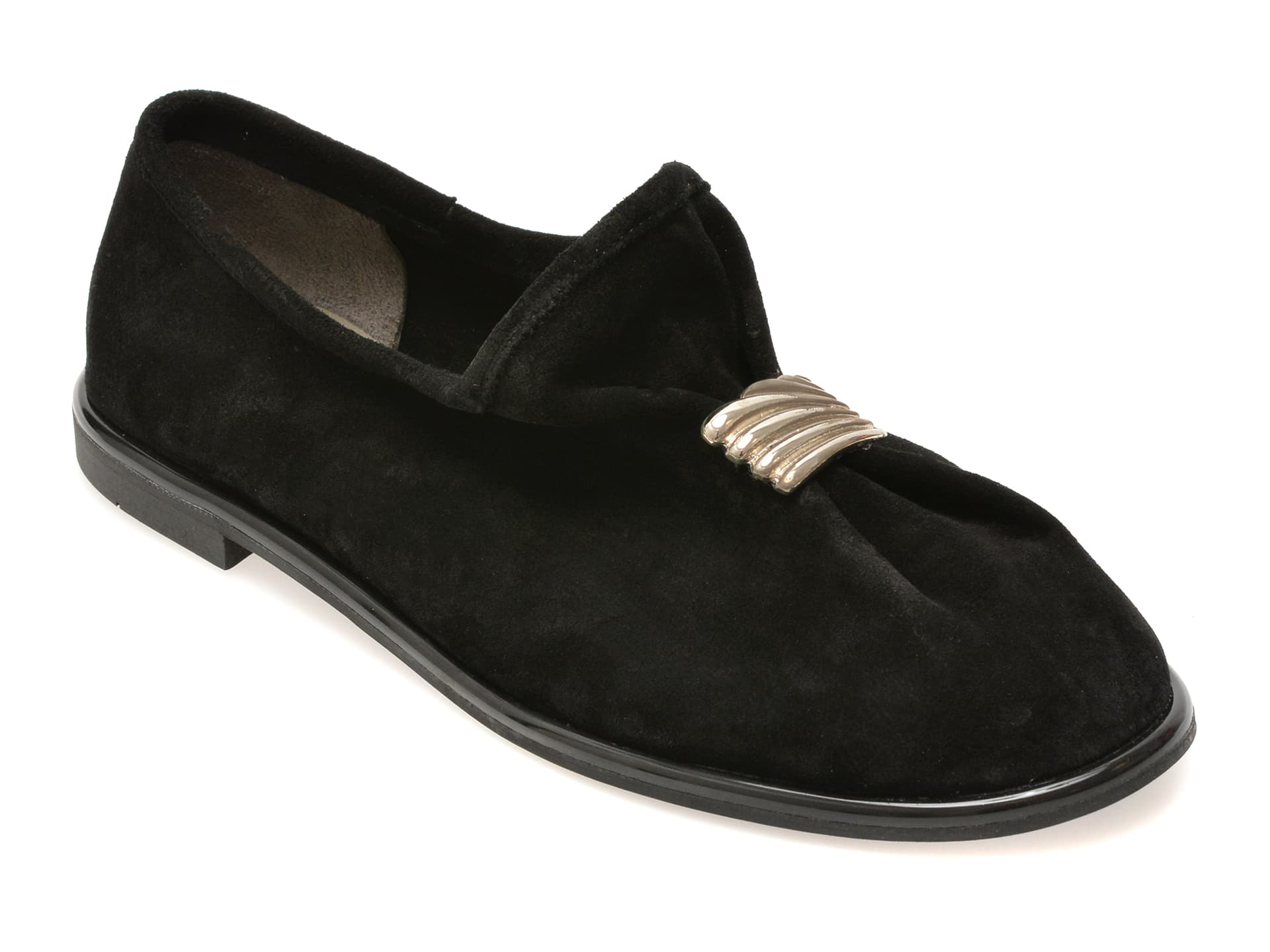 Pantofi GRYXX negri, 16057, din piele intoarsa