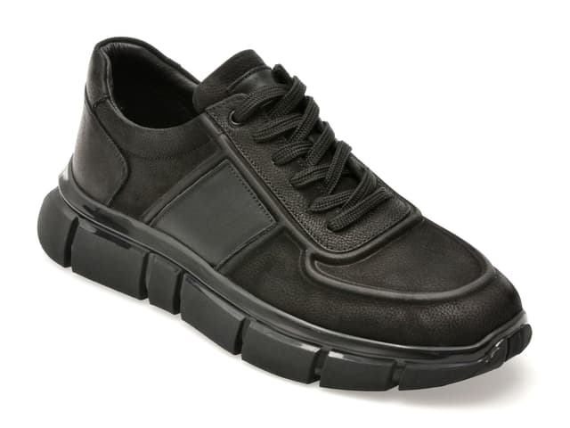 Pantofi sport GRYXX negri, 33635, din nabuc