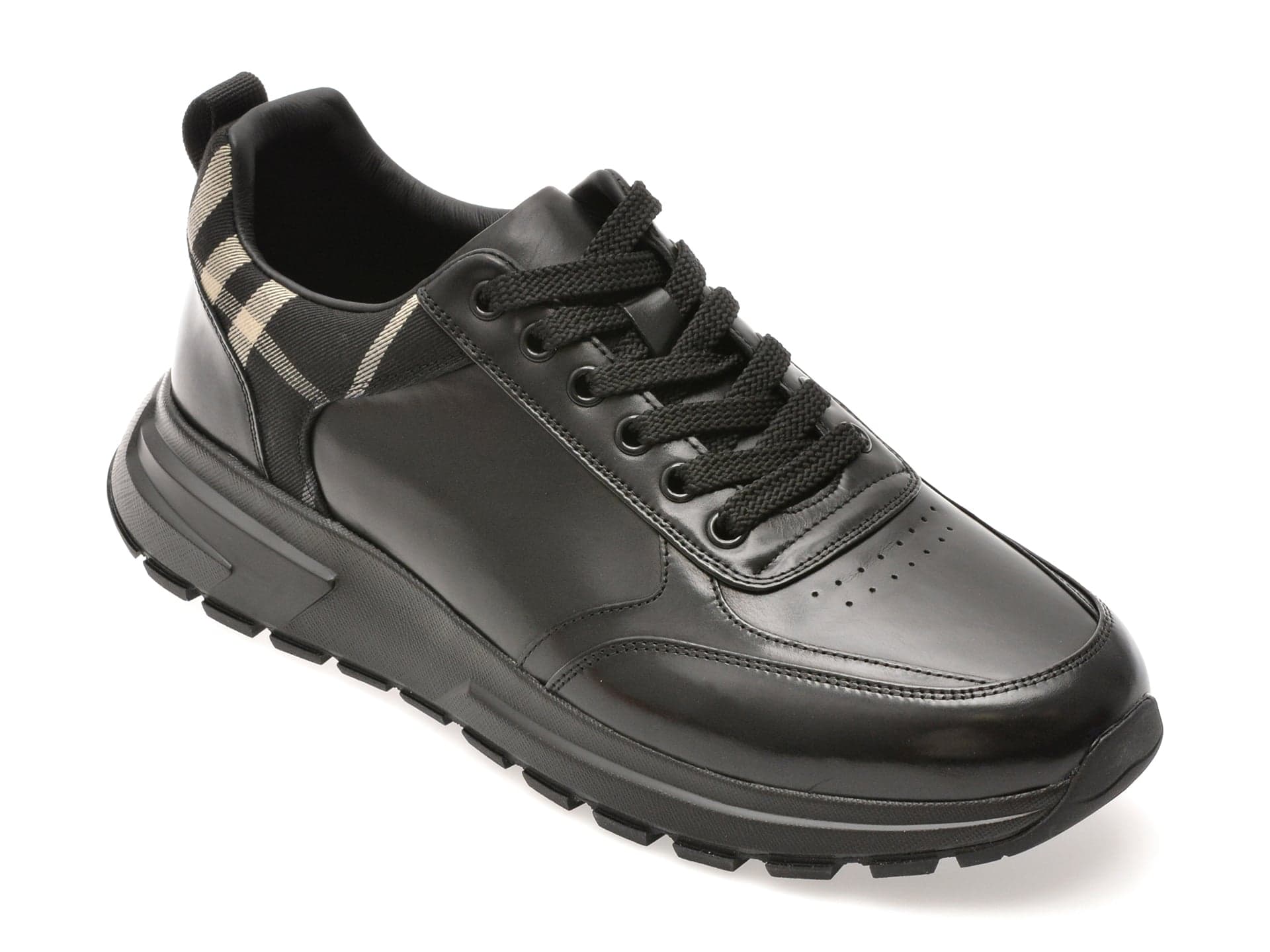 Pantofi sport EPICA negri, 6067, din piele naturala