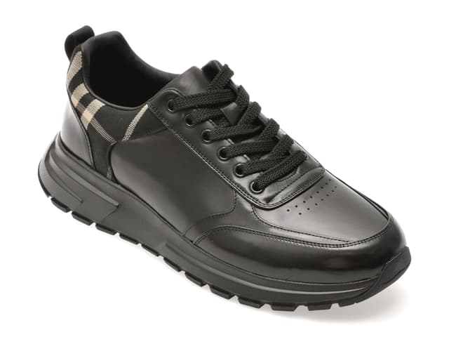 Pantofi sport EPICA negri, 6067, din piele naturala