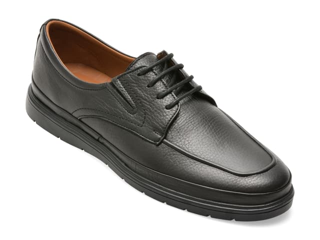 Pantofi eleganti BITE THE BULLET negri, RM100, din piele naturala