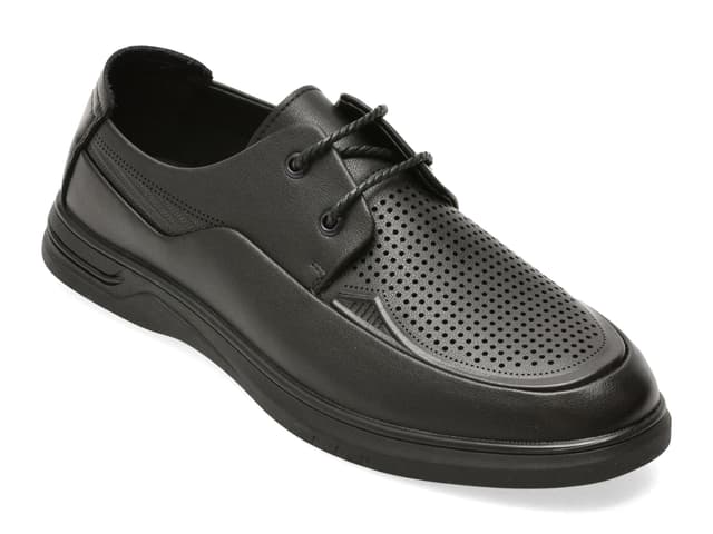 Pantofi eleganti BITE THE BULLET negri, 25T7239, din piele naturala