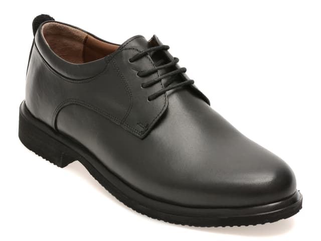 Pantofi eleganti BITE THE BULLET negri, RZ004, din piele naturala