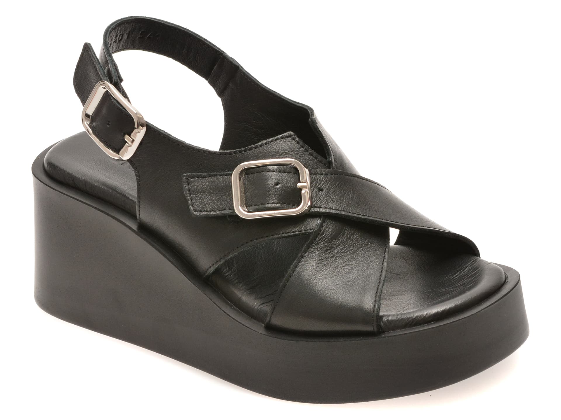 Sandale GRYXX negre, 4212641, din piele naturala