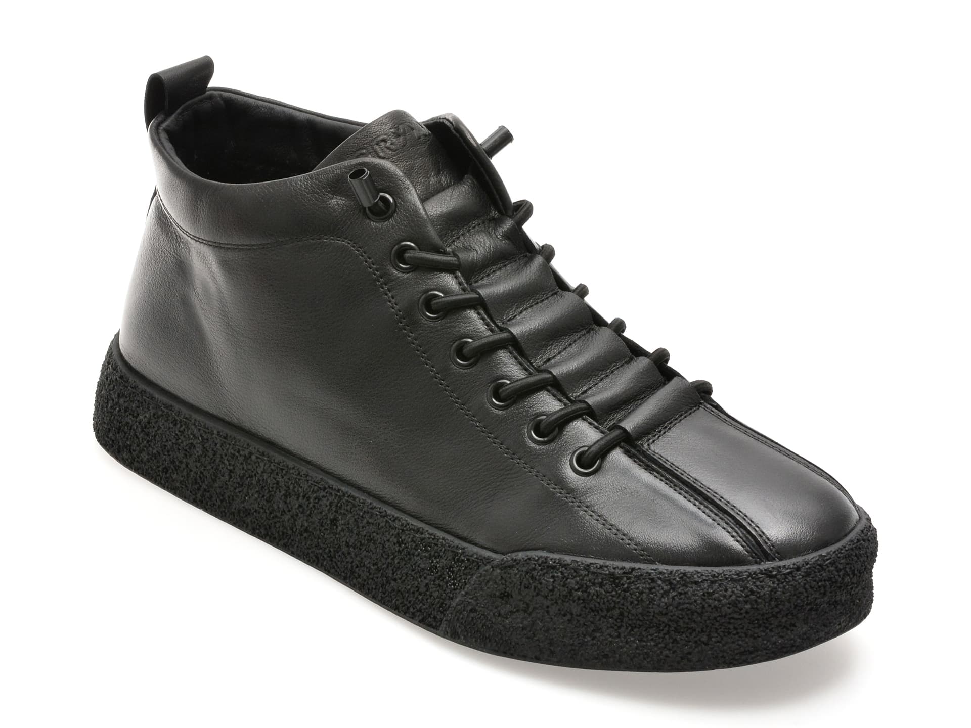 Ghete GRYXX negre, LN61, din piele naturala