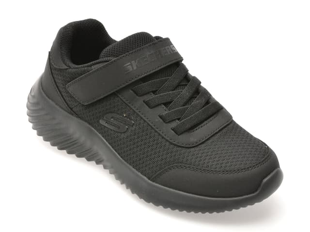 Pantofi sport SKECHERS negri, BOUNDER, din material textil