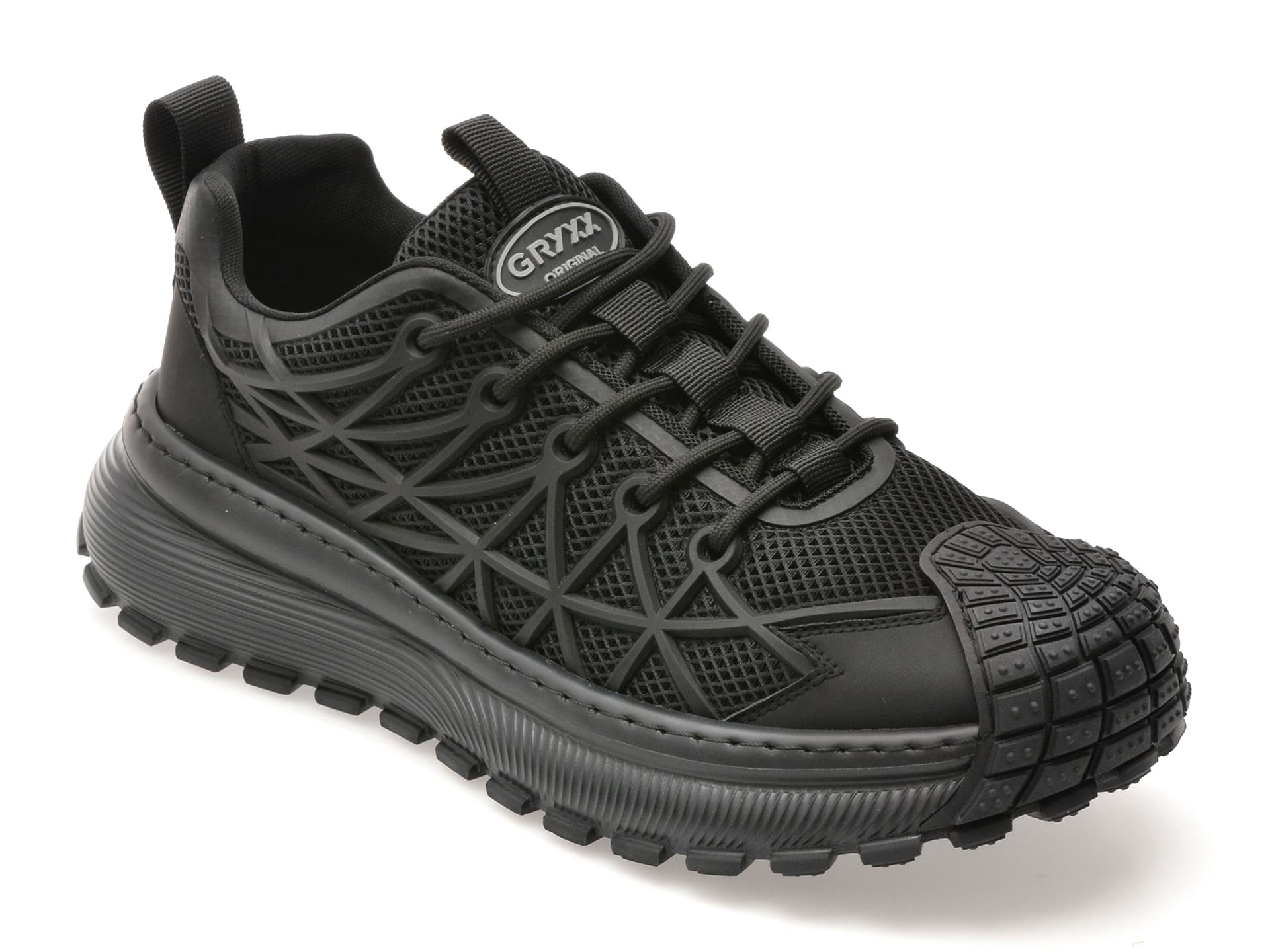Pantofi sport GRYXX negri, 61033, din material textil