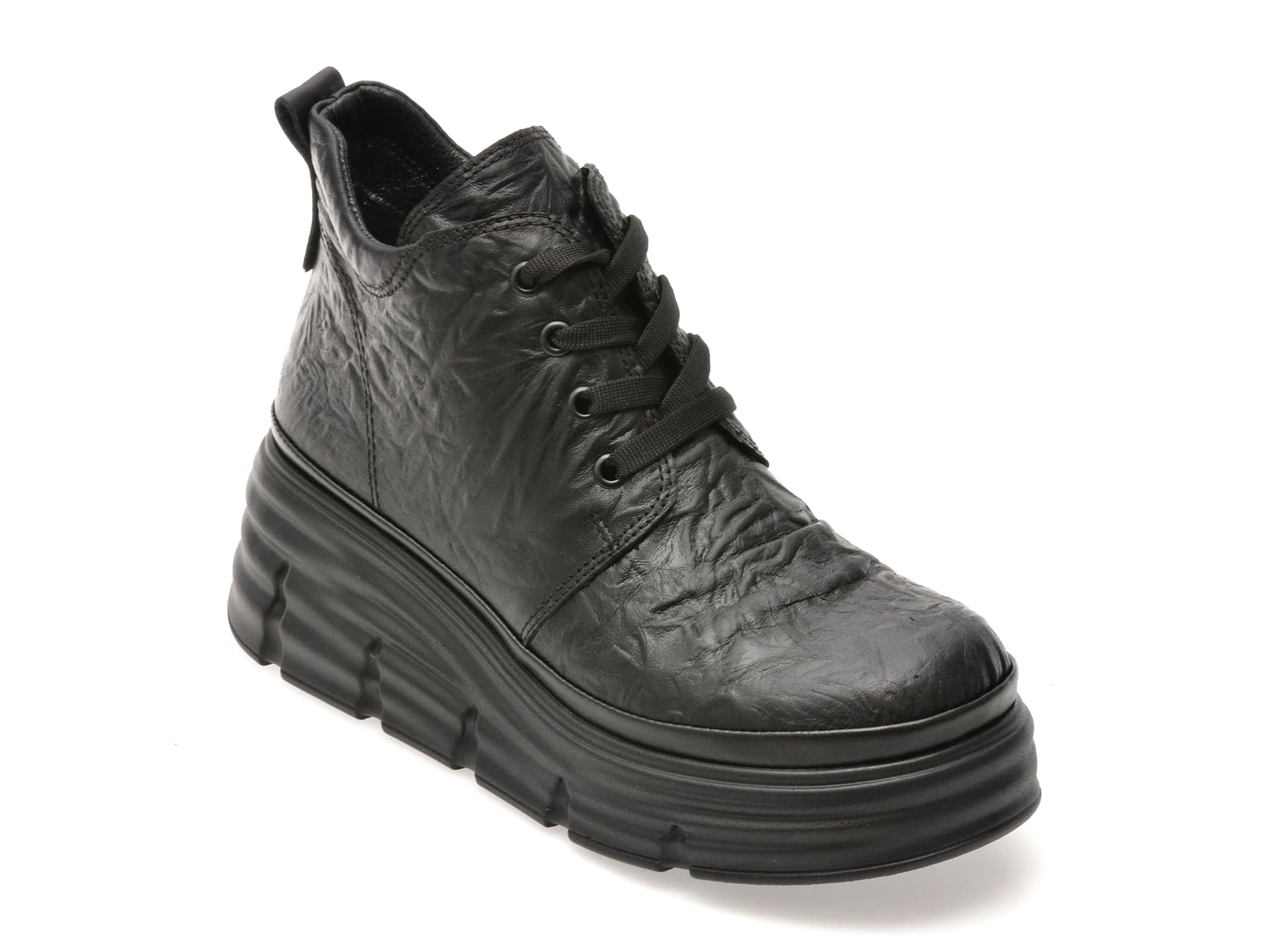 Ghete GRYXX negre, 387625, din piele naturala