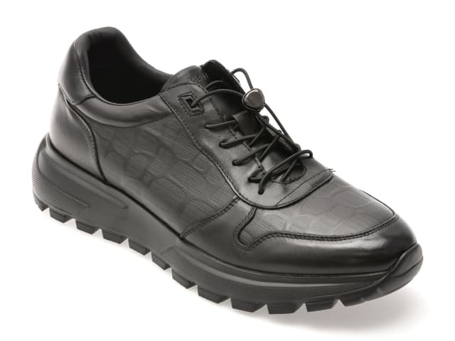 Pantofi sport EPICA negri, 9750, din piele naturala