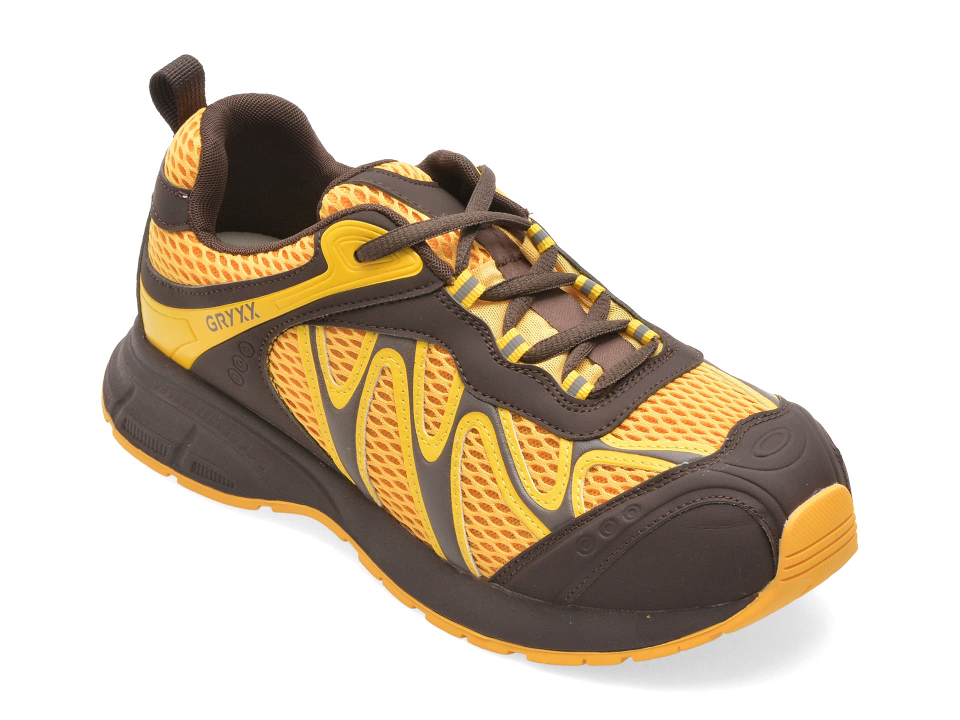 Pantofi sport GRYXX galbeni, 2839, din material textil