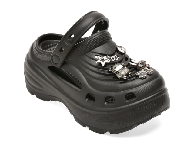 Papuci GRYXX negri, HLJ2510, din pvc