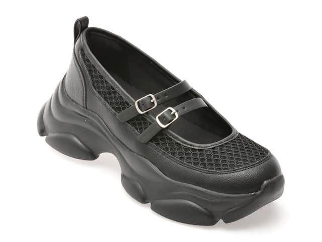 Pantofi sport ALDO negri, AETHERA 001, din piele ecologica