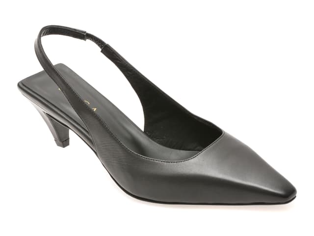 Pantofi eleganti EPICA negri, 144498, din piele naturala