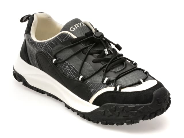 Pantofi sport GRYXX negri, 95502, din material textil