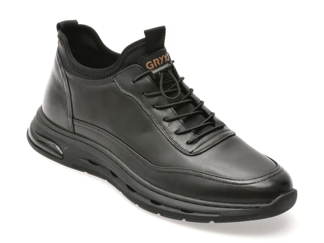 Pantofi sport GRYXX negri, 58617, din piele naturala