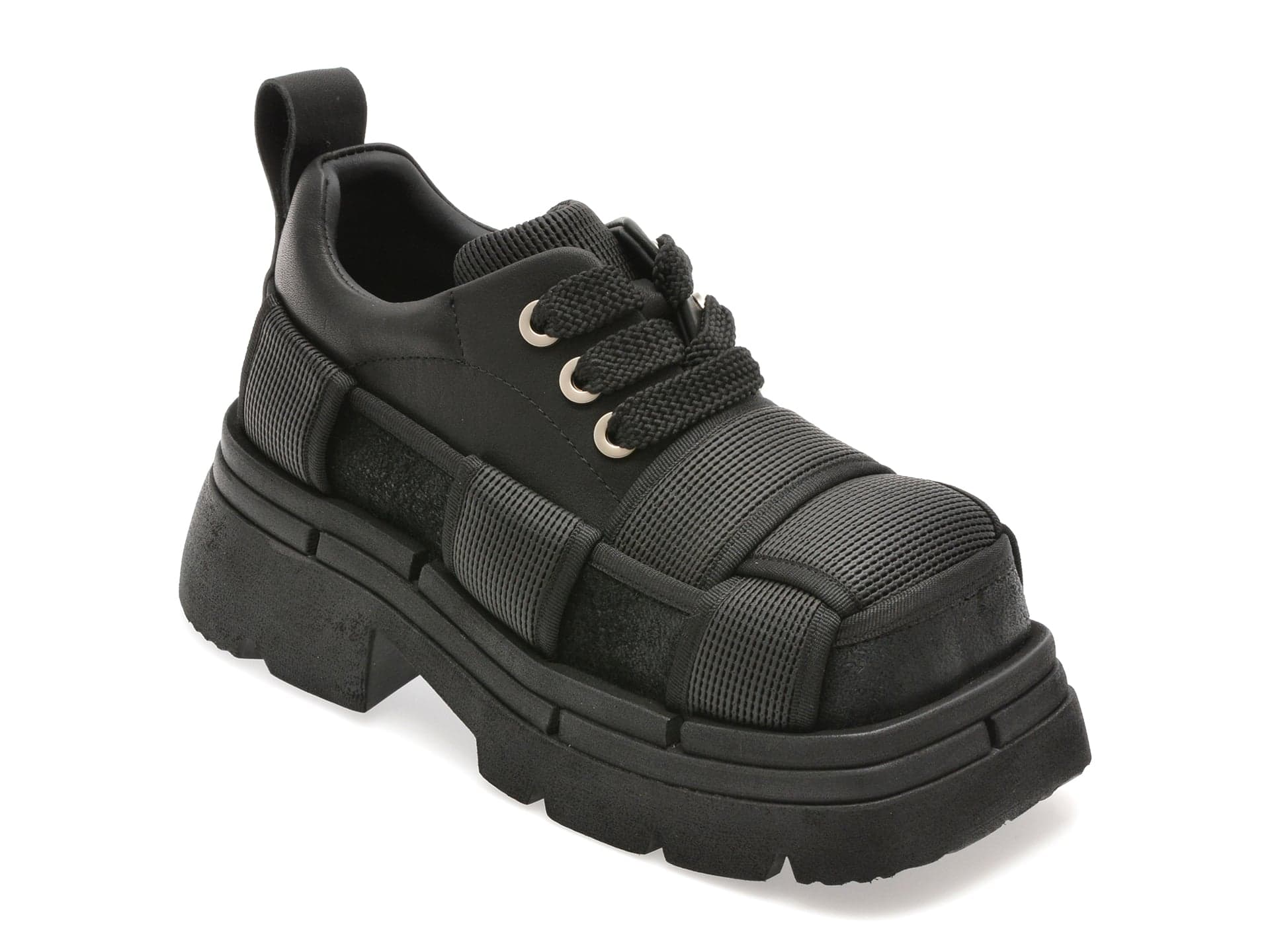 Pantofi sport GRYXX negri, 6882, din piele naturala